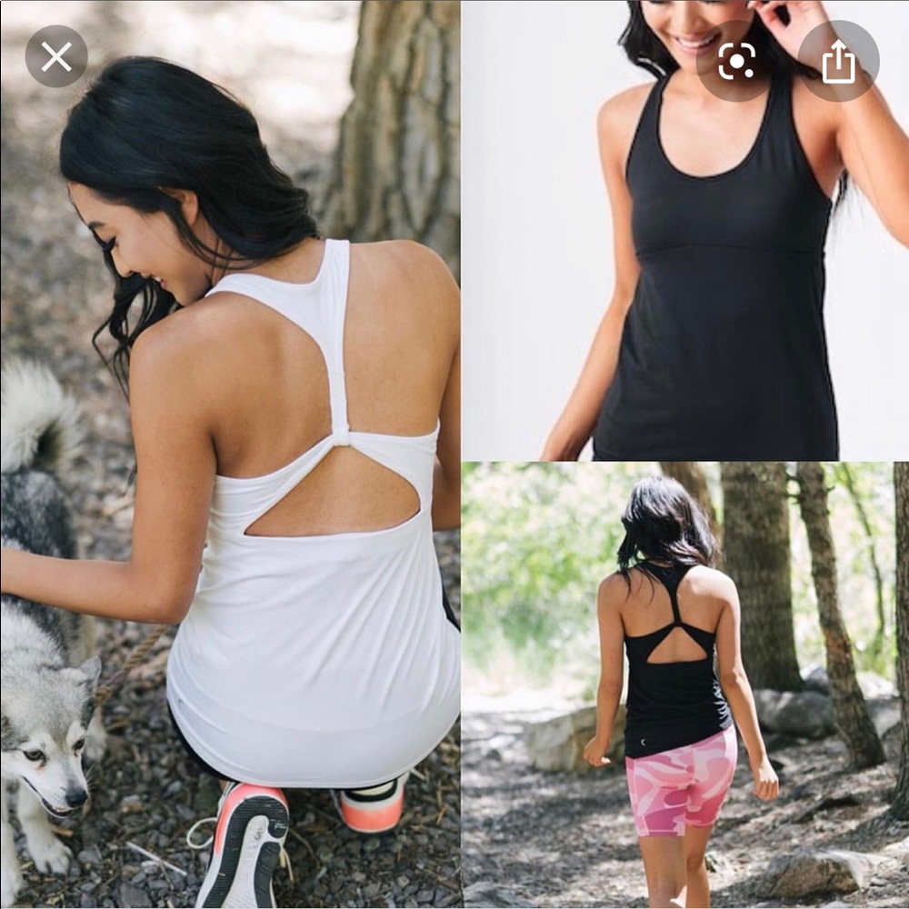 White Zyia All in One Tank XS NEW